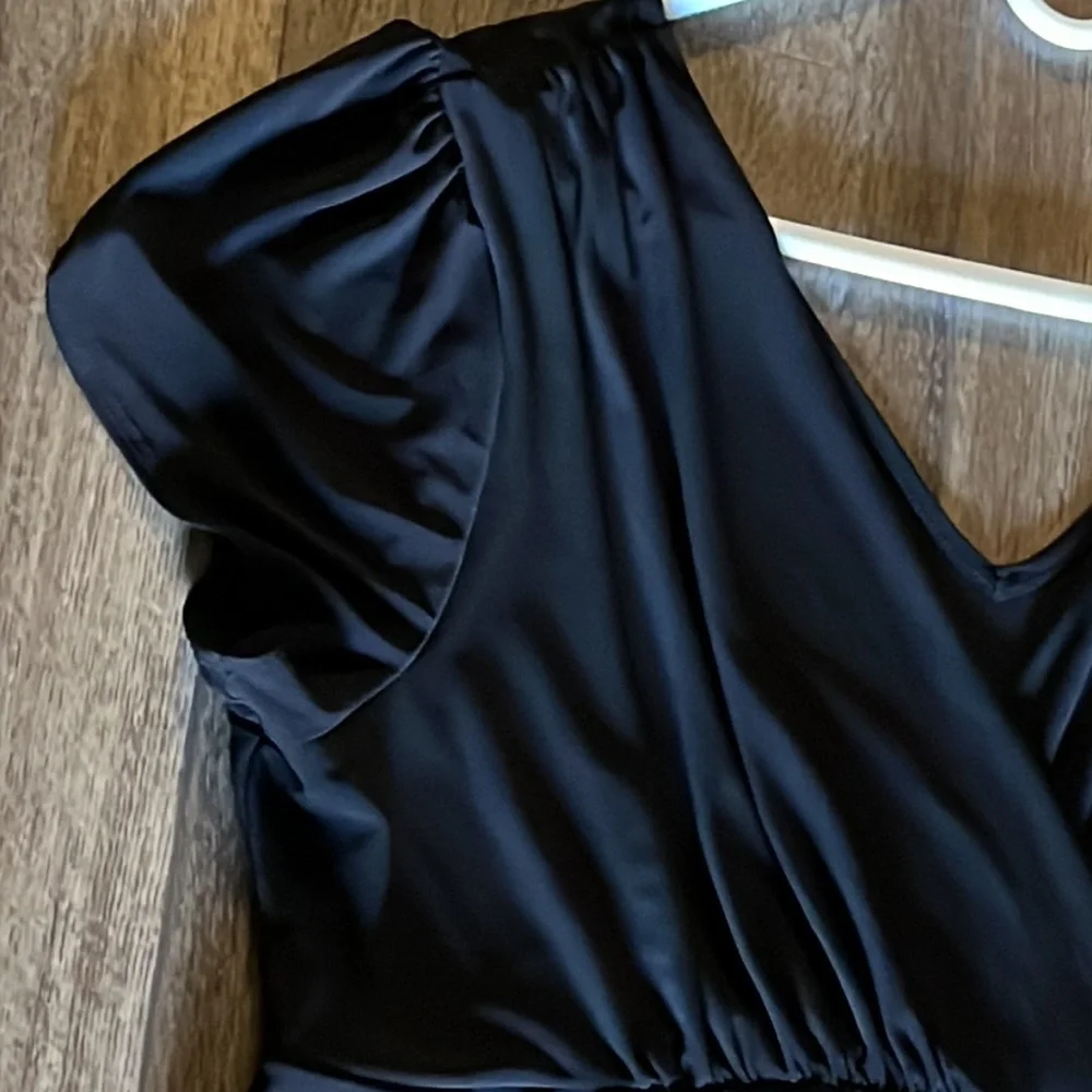 Torrid Black Mini Dress With Front Pockets - Picture 5 of 10